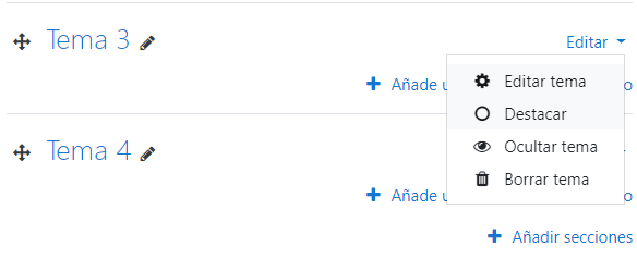 Ocultar tema